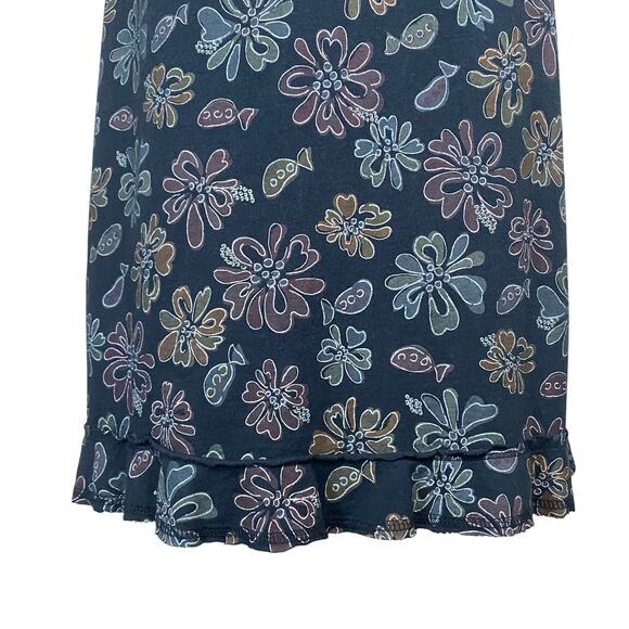 Vintage Y2K 90's Fresh Produce Hippie Boho Floral Skirt - Picture 3 of 11